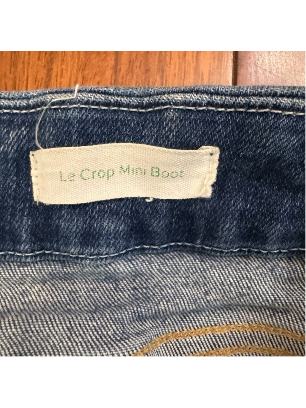 FRAME Le Crop Mini Boot Jeans Size:30 Stretchy Cropped Flare Pants Women - Picture 11 of 12